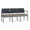 Lesro Lenox 3 Seat Tandem Seating W/ No Center Arms, 64.5 in W 24.5 in L 32 in H LS3101 - alternate 1